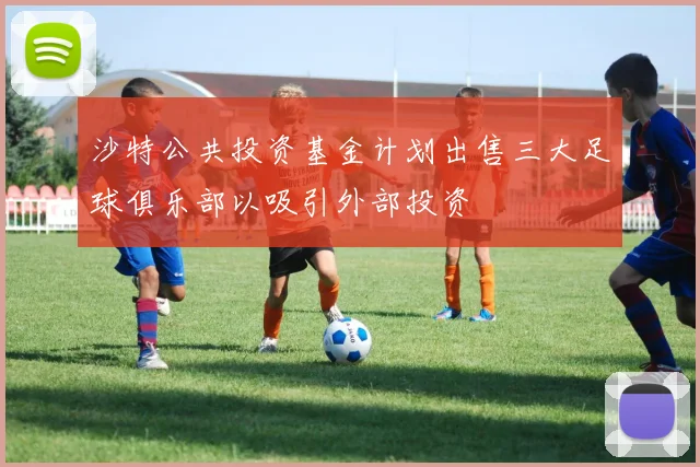 沙特公共投资基金计划出售三大足球俱乐部以吸引外部投资